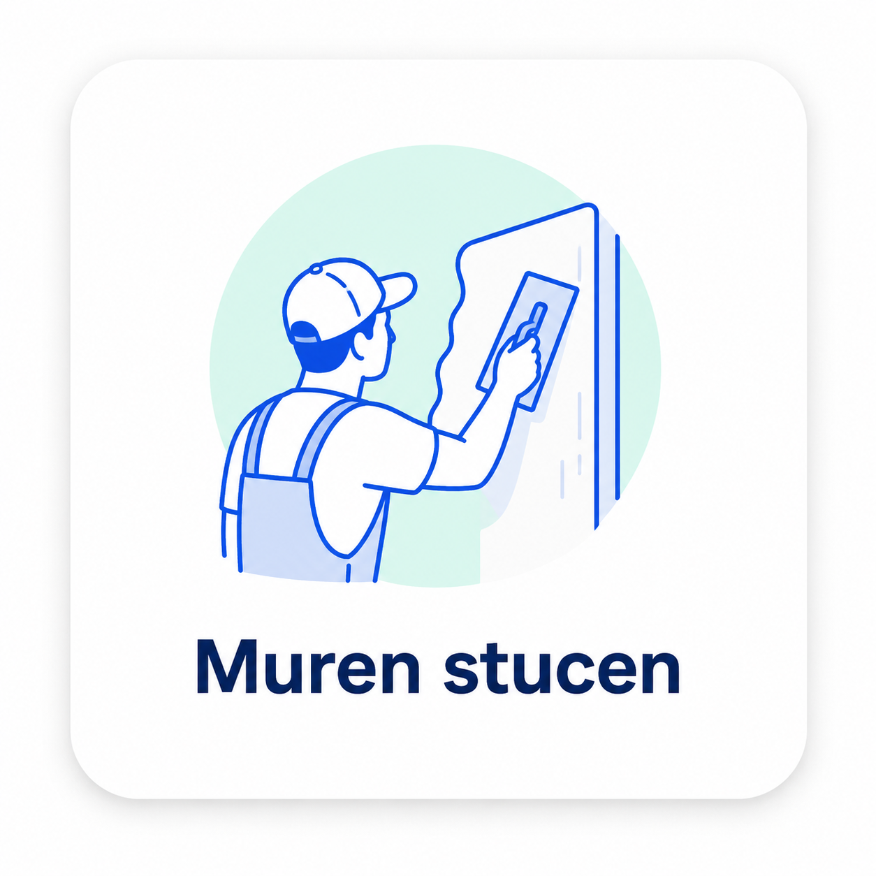 Muren stucen